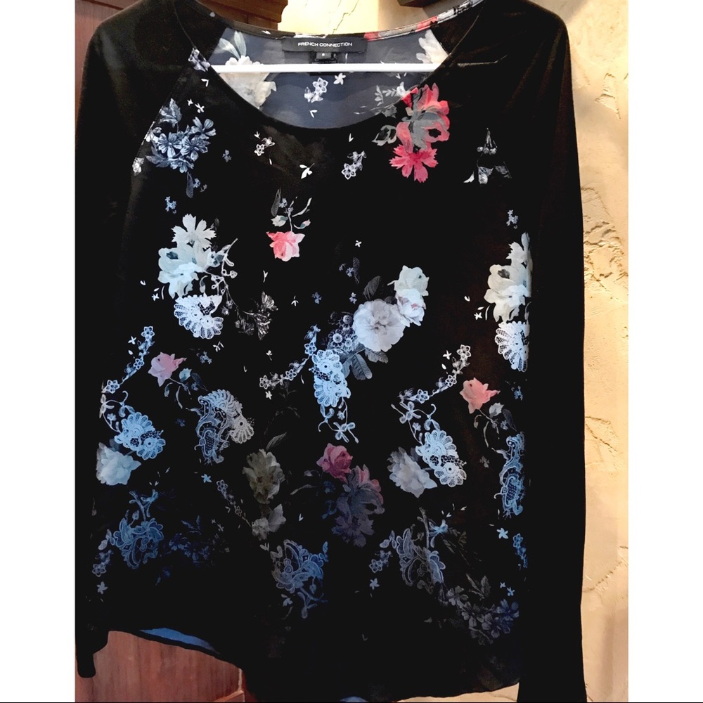 French Connection Blouse Size Small